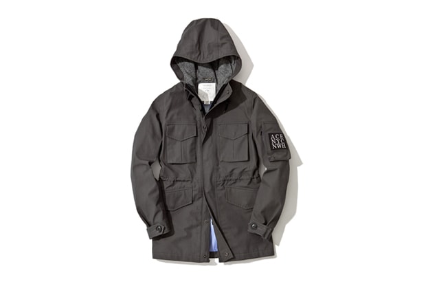 wings+horns x Ace Hotel x nanamica Zip Front Hood Parka
