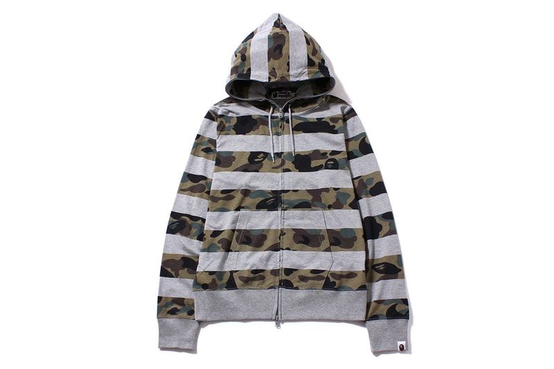 A Bathing Ape 1ST CAMO HOOP FULL ZIP HOODIE
