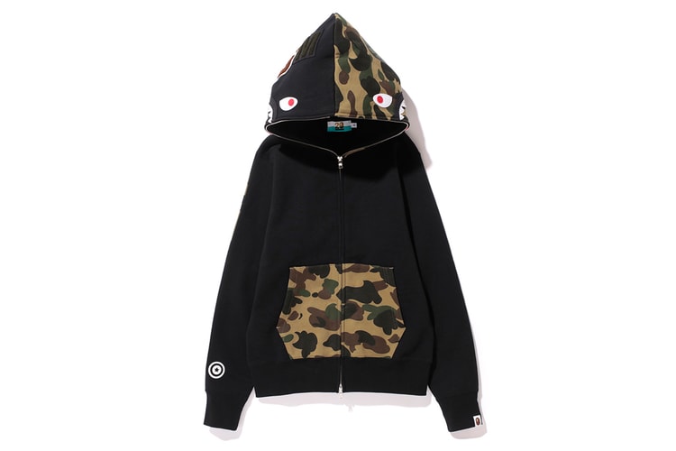 A Bathing Ape NW20 SHARK FULL ZIP HOODIES