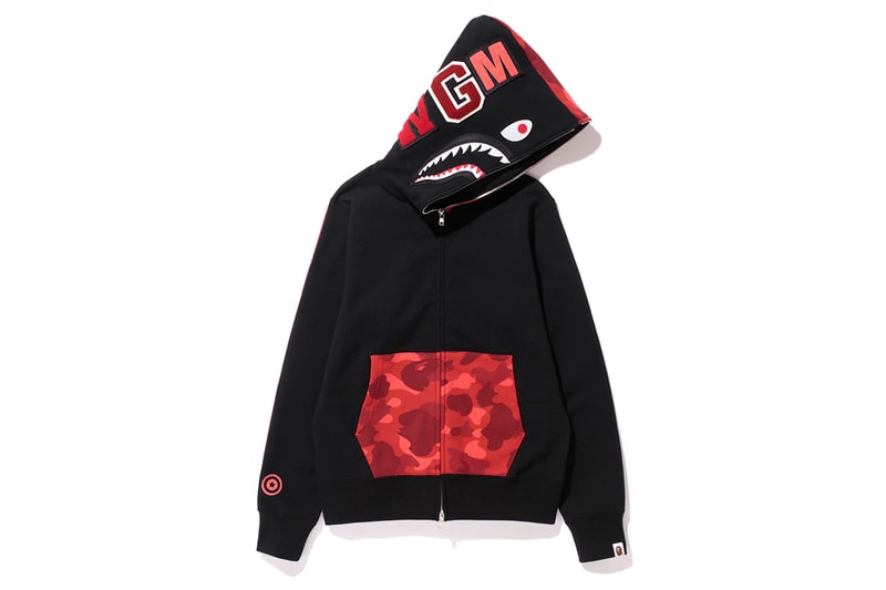 A Bathing Ape NW20 SHARK FULL ZIP HOODIES