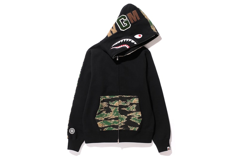 A Bathing Ape NW20 SHARK FULL ZIP HOODIES
