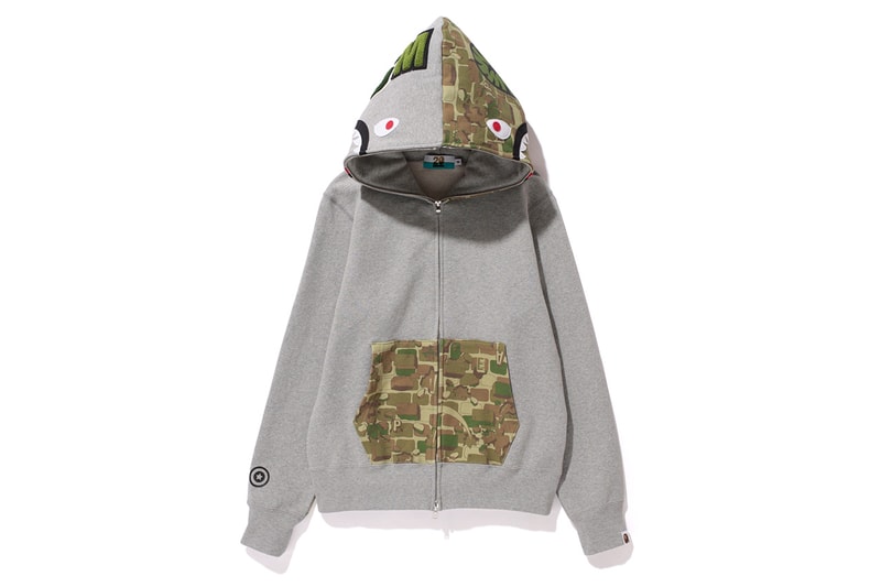 A Bathing Ape NW20 SHARK FULL ZIP HOODIES
