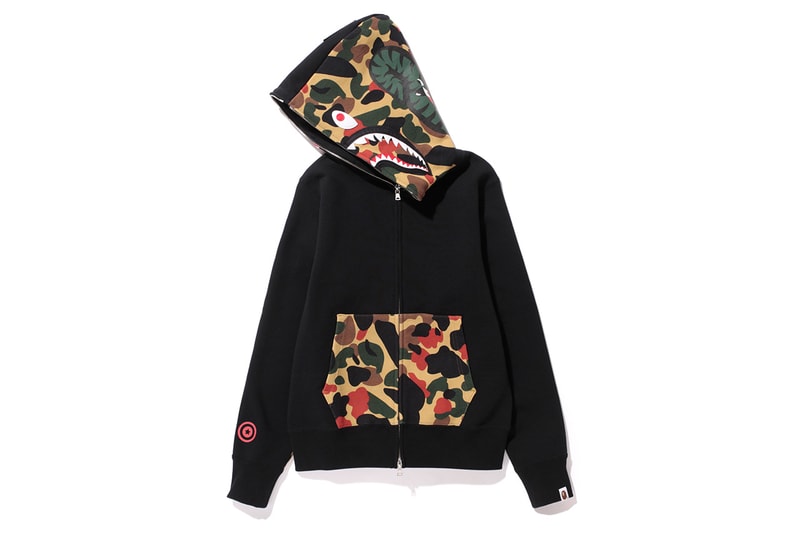 A Bathing Ape NW20 SHARK FULL ZIP HOODIES