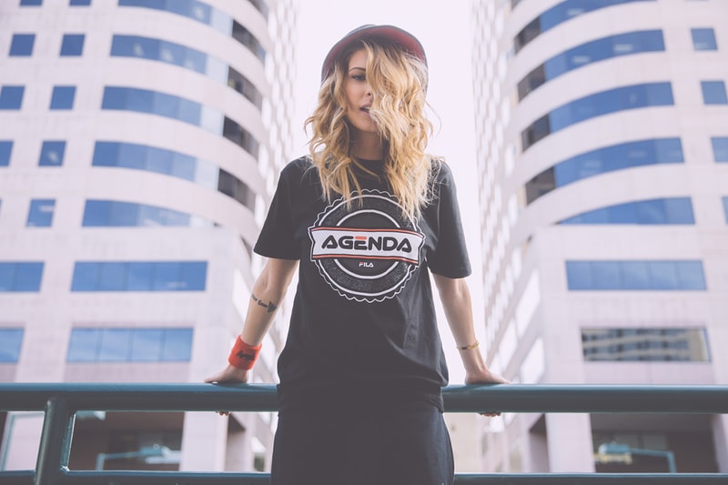 Agenda x FILA Capsule Collection Lookbook by Van Styles