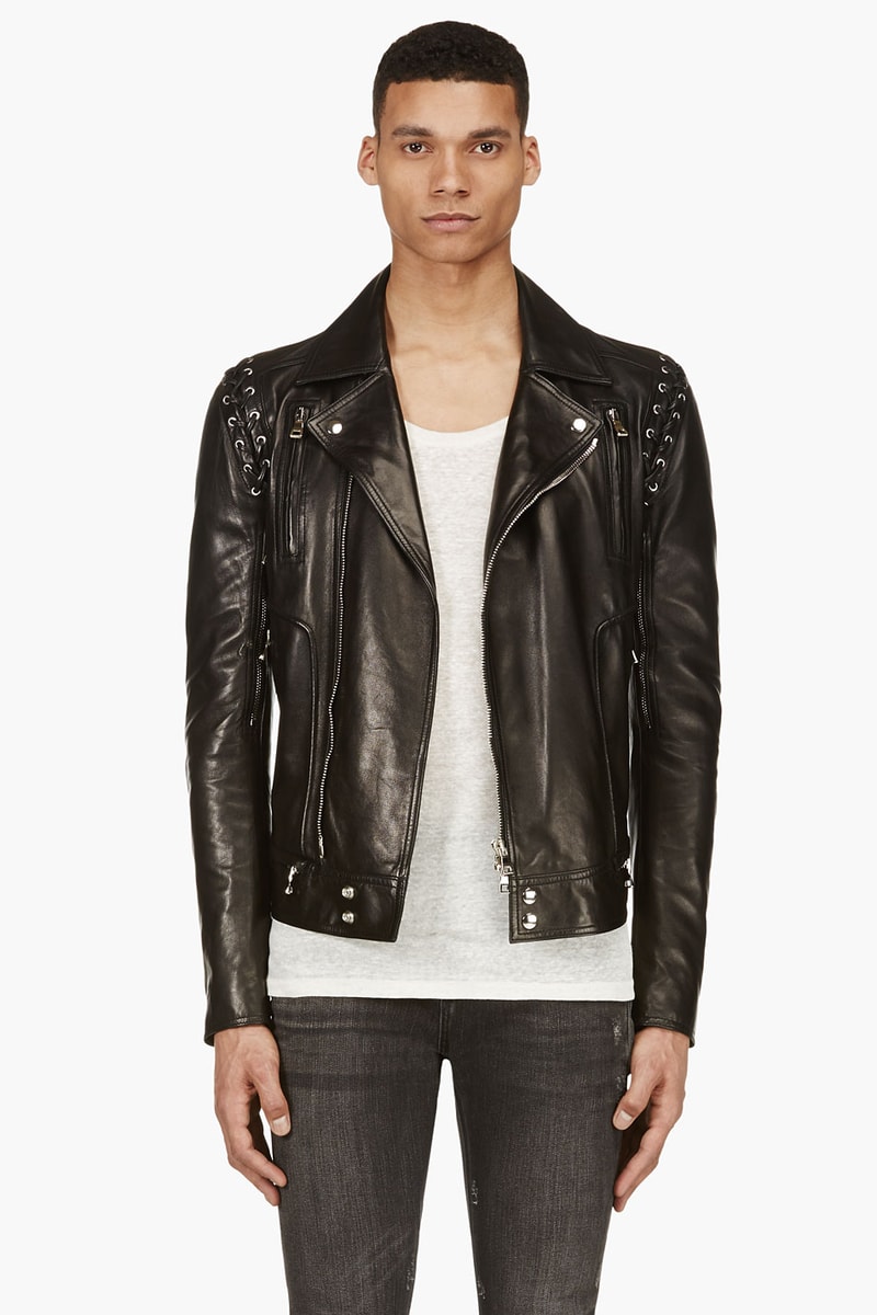 Balmain 2014 Spring/Summer Leather Jacket Collection