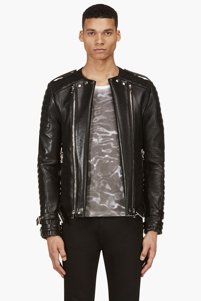 Balmain 2014 Spring/Summer Leather Jacket Collection