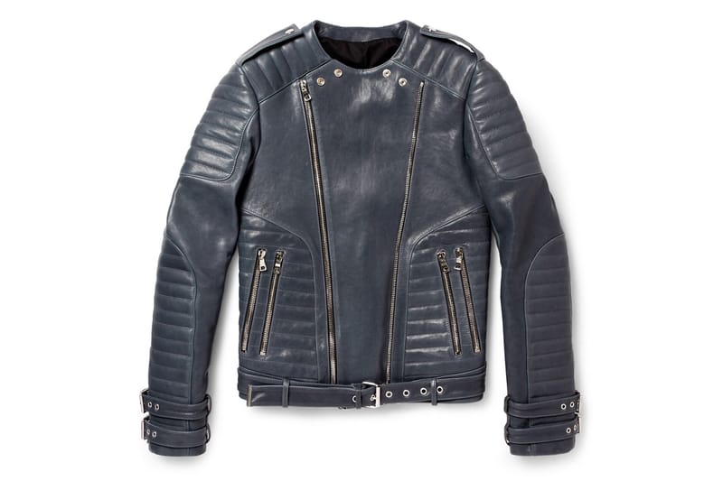 Balmain Leather Biker Jacket