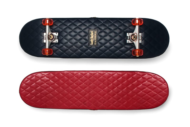 Casely-Hayford x H by Harris Quilted Leather Skateboards