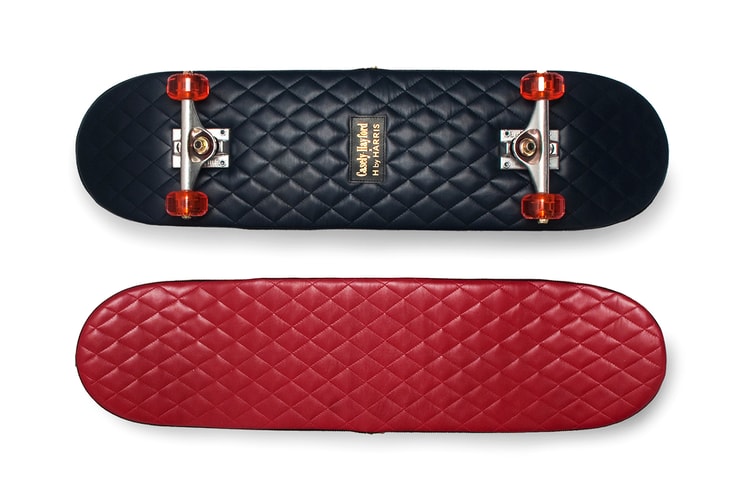 Casely-Hayford x H by Harris Quilted Leather Skateboards