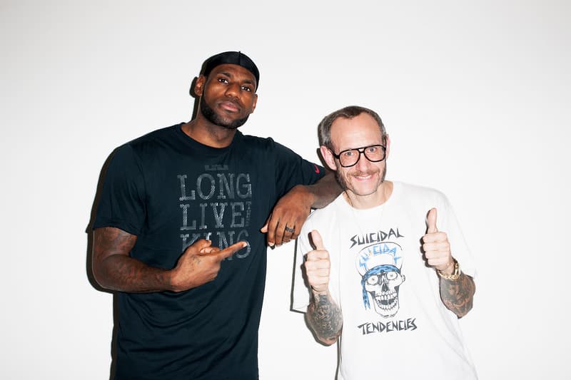 LeBron James Visits Terry Richardson's Studio
