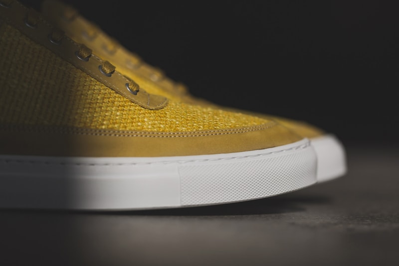 Filling Pieces 2014 Spring/Summer Yellow Carpet Textile/Nubuck Lowtop