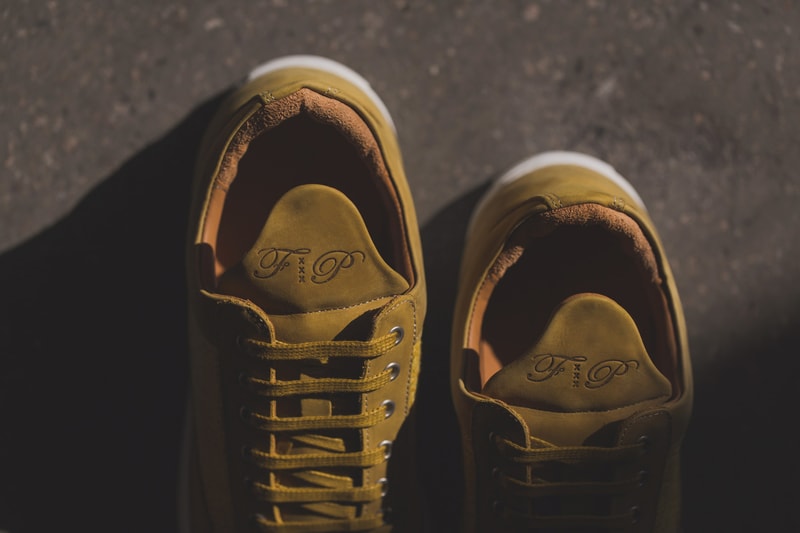 Filling Pieces 2014 Spring/Summer Yellow Carpet Textile/Nubuck Lowtop