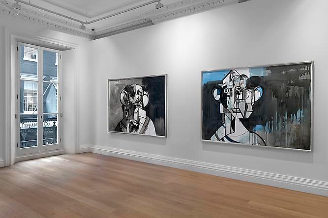 George Condo "Ink Drawings" @ Skarstedt Gallery London