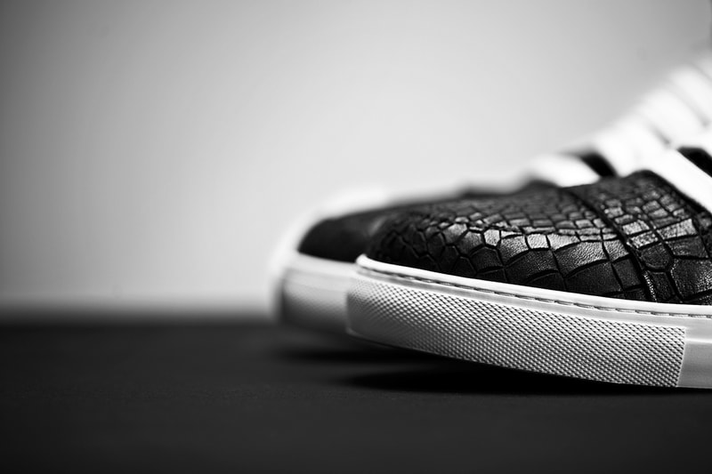KRISVANASSCHE 2014 Spring/Summer Multi-Lace Hightop Sneakers