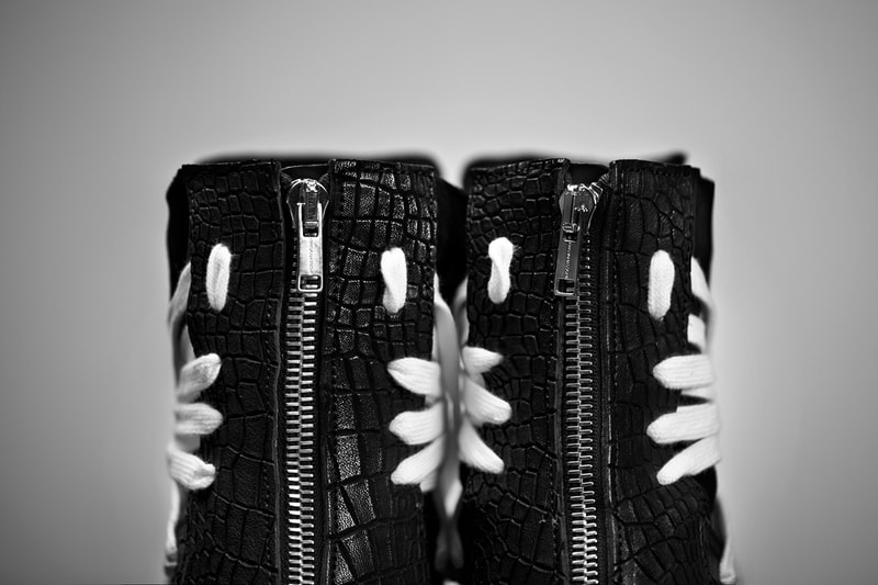 KRISVANASSCHE 2014 Spring/Summer Multi-Lace Hightop Sneakers