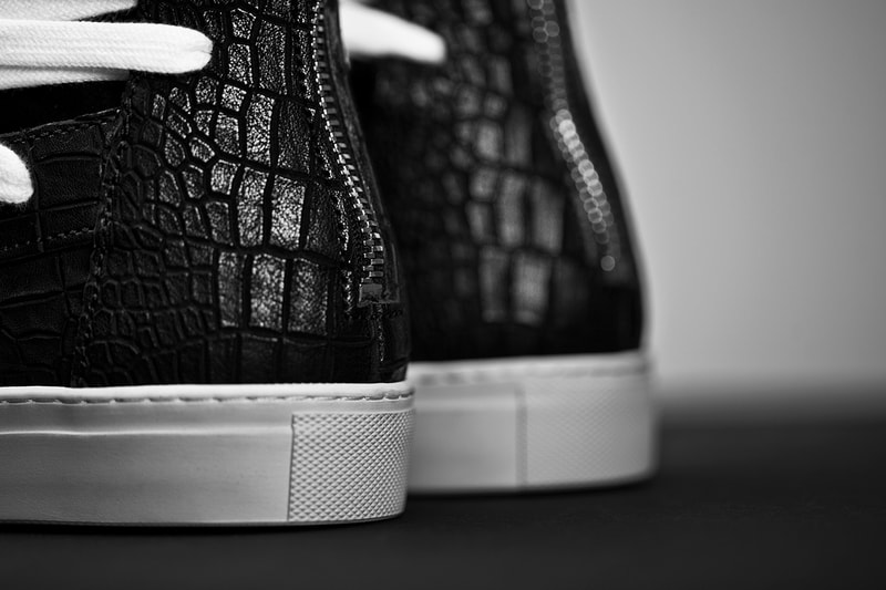 KRISVANASSCHE 2014 Spring/Summer Multi-Lace Hightop Sneakers