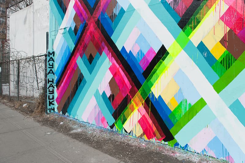 Maya Hayuk's Bowery Mural