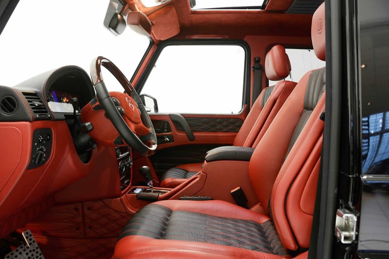 Brabus G500 4x4 Has Red Engine and Smurf Skin Interior - autoevolution