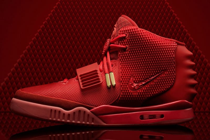 yeezy all red