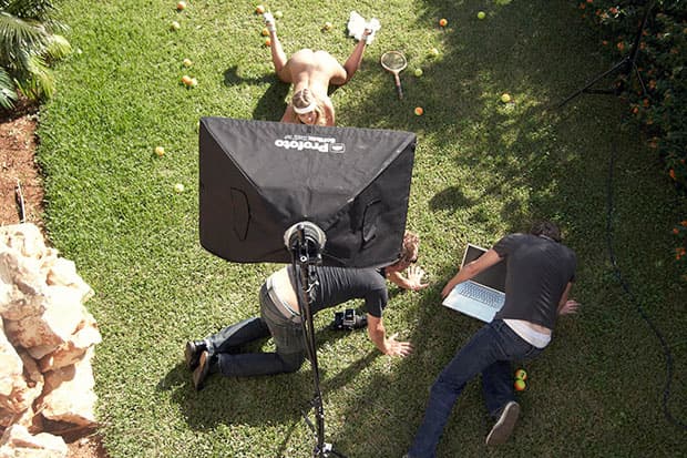 What Happens Outside the Frame at a Playboy Shoot?