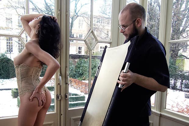 What Happens Outside the Frame at a Playboy Shoot?