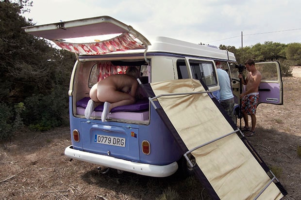 What Happens Outside the Frame at a Playboy Shoot? 