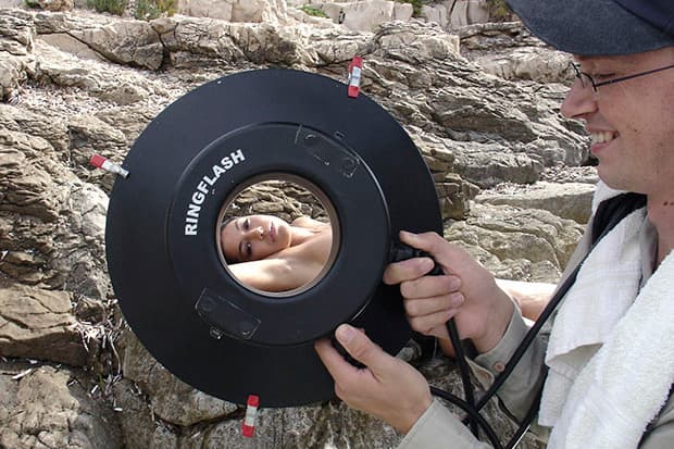 What Happens Outside the Frame at a Playboy Shoot?