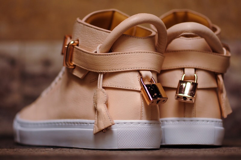 Ronnie Fieg x Buscemi 100mm Veg Tan/Rose Gold
