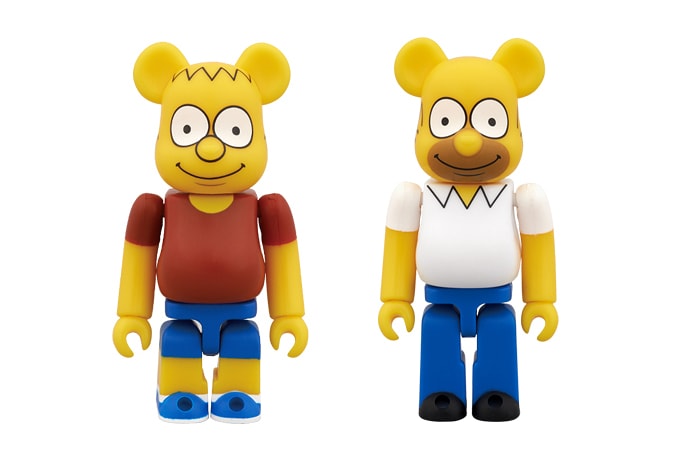 The Simpsons x Medicom Toy Bart & Homer Simpson Bearbricks