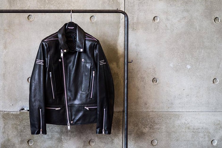 UNDERCOVER "PSYCHOCANDY" Leather Biker Jacket