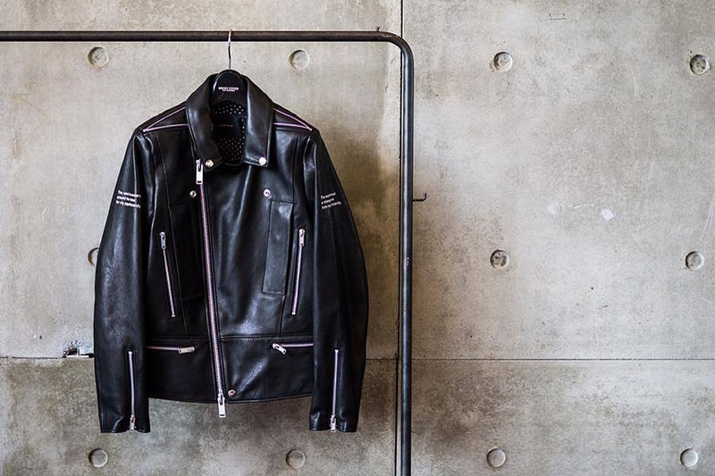UNDERCOVER "PSYCHOCANDY" Leather Biker Jacket 