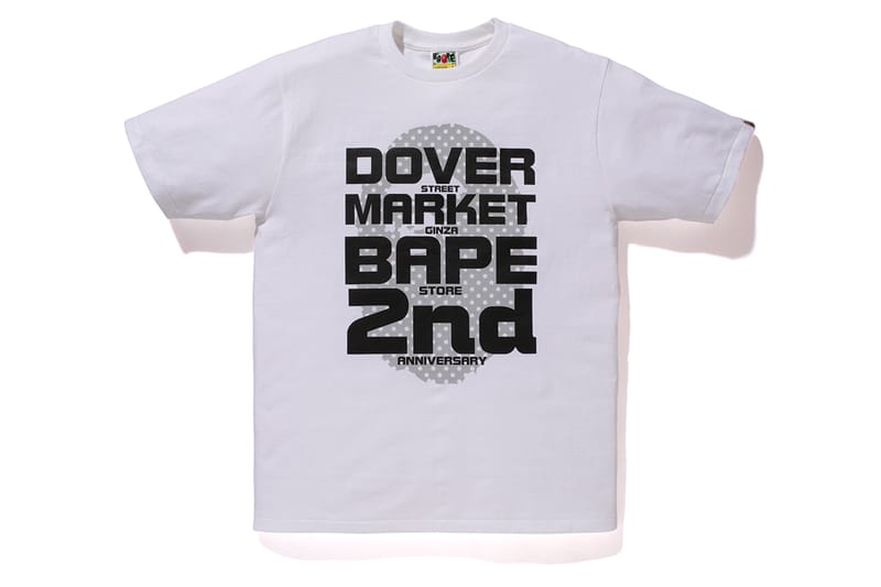 A Bathing Ape "DOVER STREET MARKET GINZA 2nd Anniversary" T-Shirts
