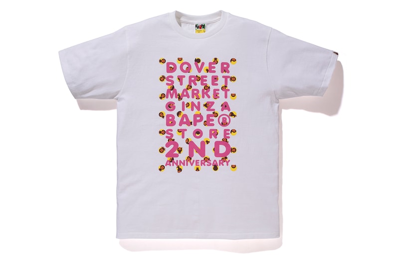 A Bathing Ape "DOVER STREET MARKET GINZA 2nd Anniversary" T-Shirts