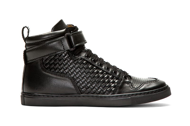 AMI Woven Leather High-Tops