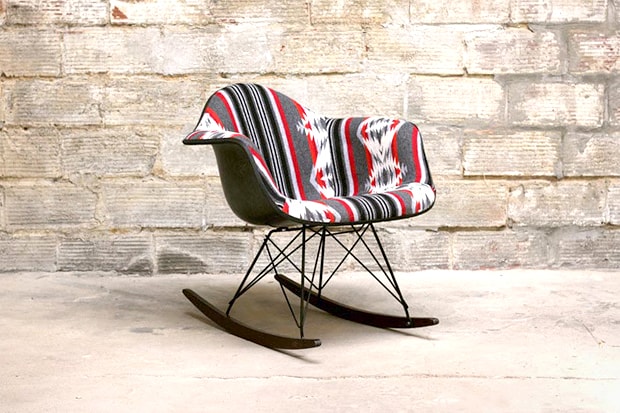 Beam & Anchor's Custom Pendleton Eames Rocking Chair 