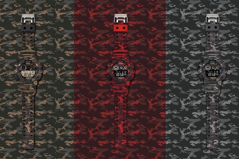 Casio G-Shock 2014 Spring/Summer "Camouflage" Collection