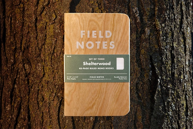 Field Notes "Shelterwood" Edition Made from Real Wood