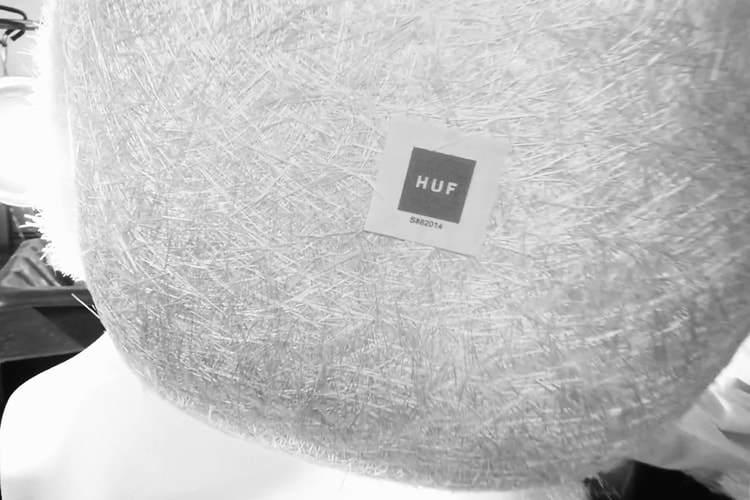 HUF x Modernica Green Fiberglass Shell Chair