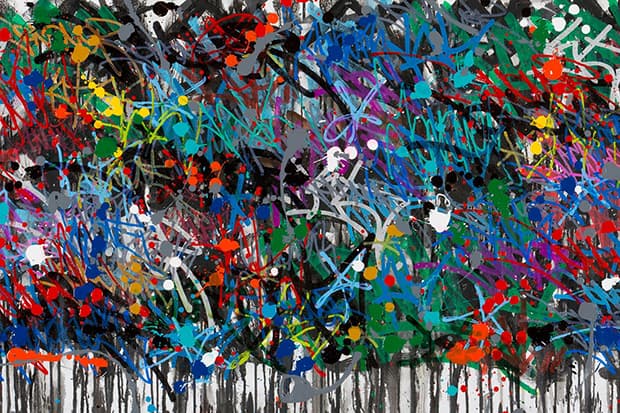 JonOne "Cryptation" Exhibition @ Julien Kolly Gallery