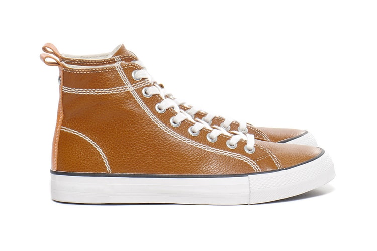 Junya Watanabe MAN Cowhide Leather High-Top Sneakers