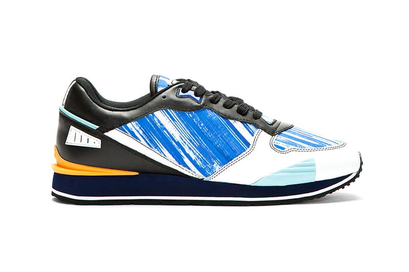 KENZO Blue High Wave Canvas Low Top 