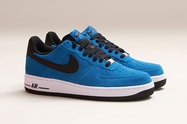 air force ones blue and black