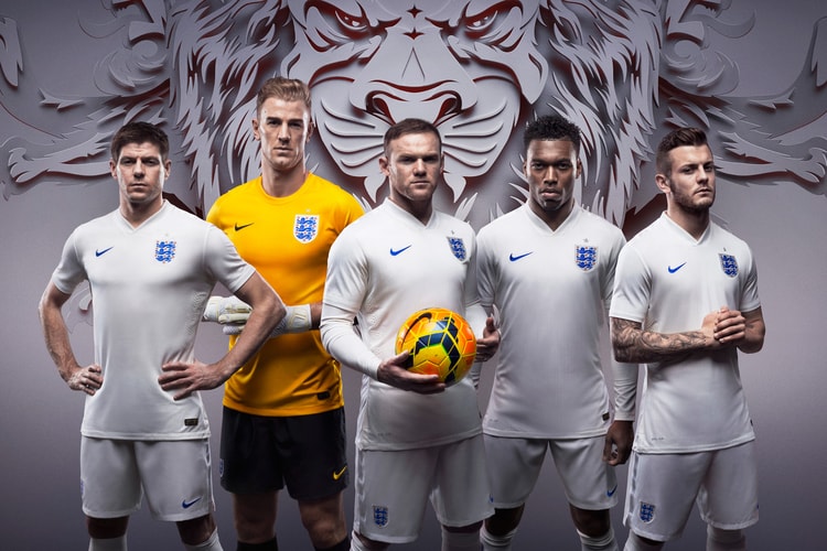 Nike Debuts England's New Home and Away Kits for 2014
