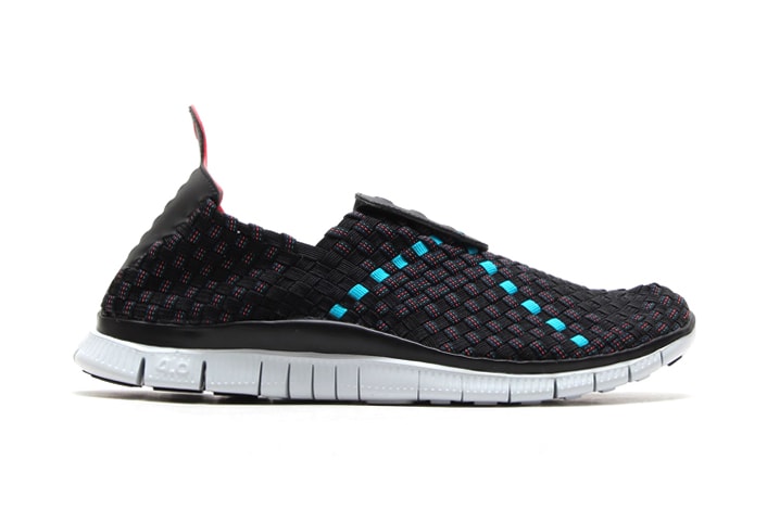 Nike Free Woven 4.0 Black/Light Crimson-Turbo Green-Military Blue