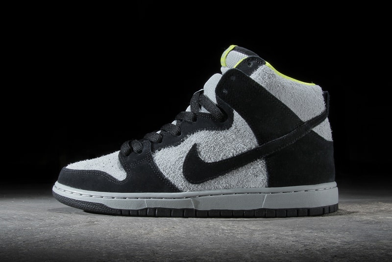 Nike SB Dunk High Pro Black/Base Grey-Venom Green