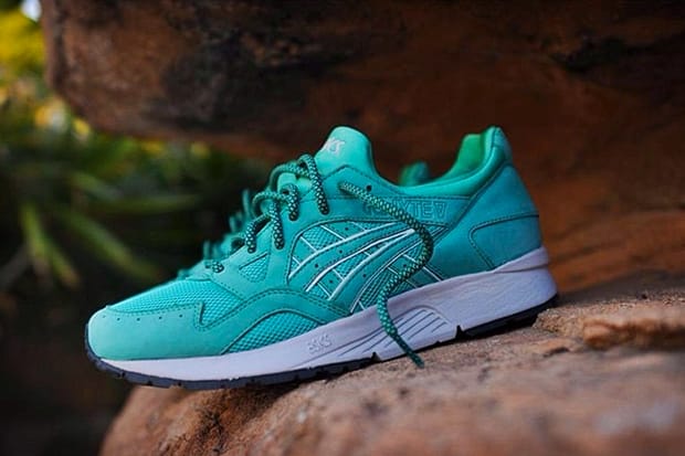 asics gel lyte v mint leaf