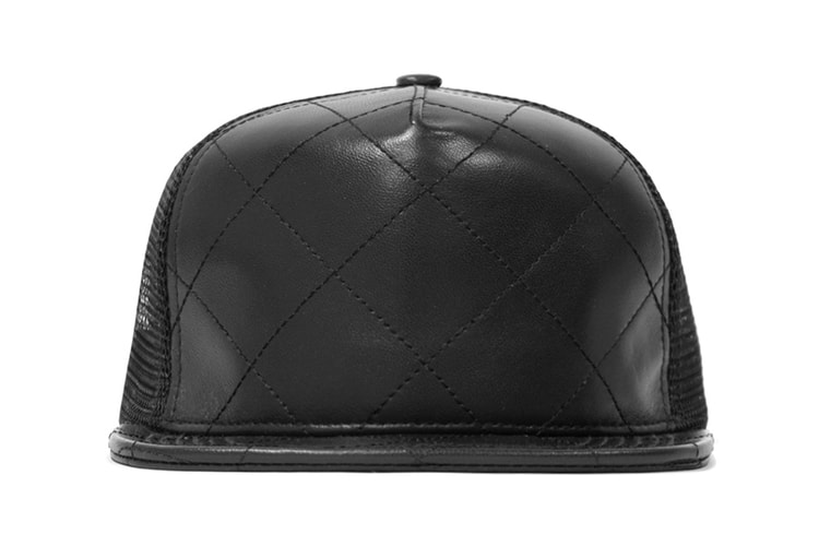 Stampd Quilted Leather Trucker Hats