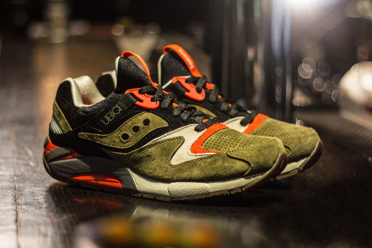 UBIQ x Saucony "Dirty Martini" Grid 9000