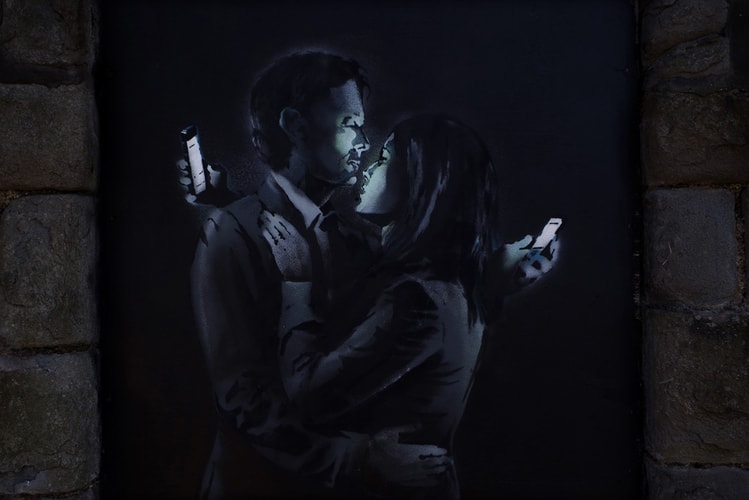 Banksy Unveils New Street Piece