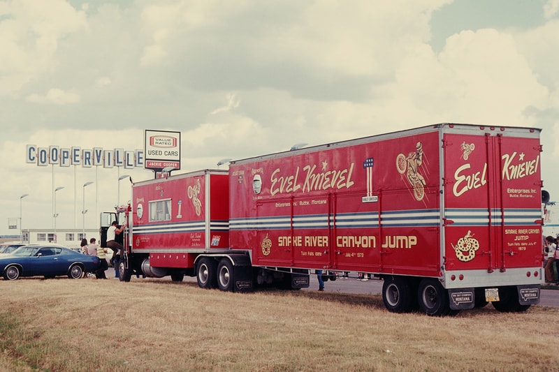 Unseen Evel Knievel Images from "Evel Comes to Cooperville" Book by Garrett Colton
